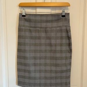Plaid Bodycon Skirt